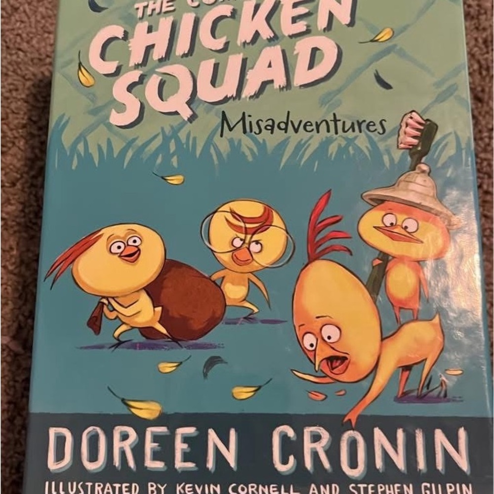 The chicken squad book set; like new